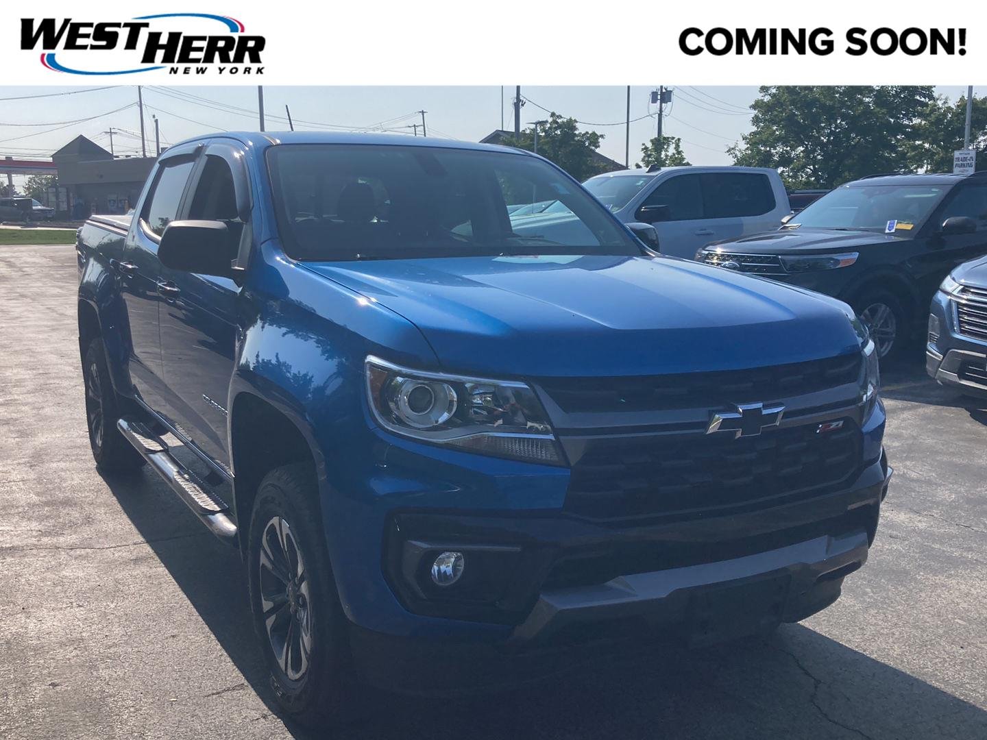 Used 2022 Bright Blue Metallic Chevrolet 4WD Z71 image 1