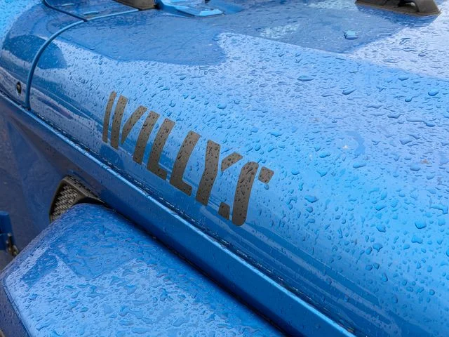 New 2026 Hydro Blue Pearl-Coat Exterior Paint Jeep Willys image 6