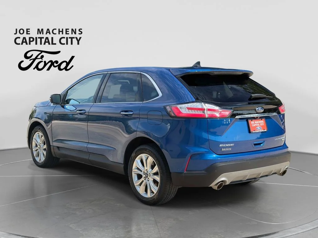 Used 2020 Blue Ford Titanium image 7