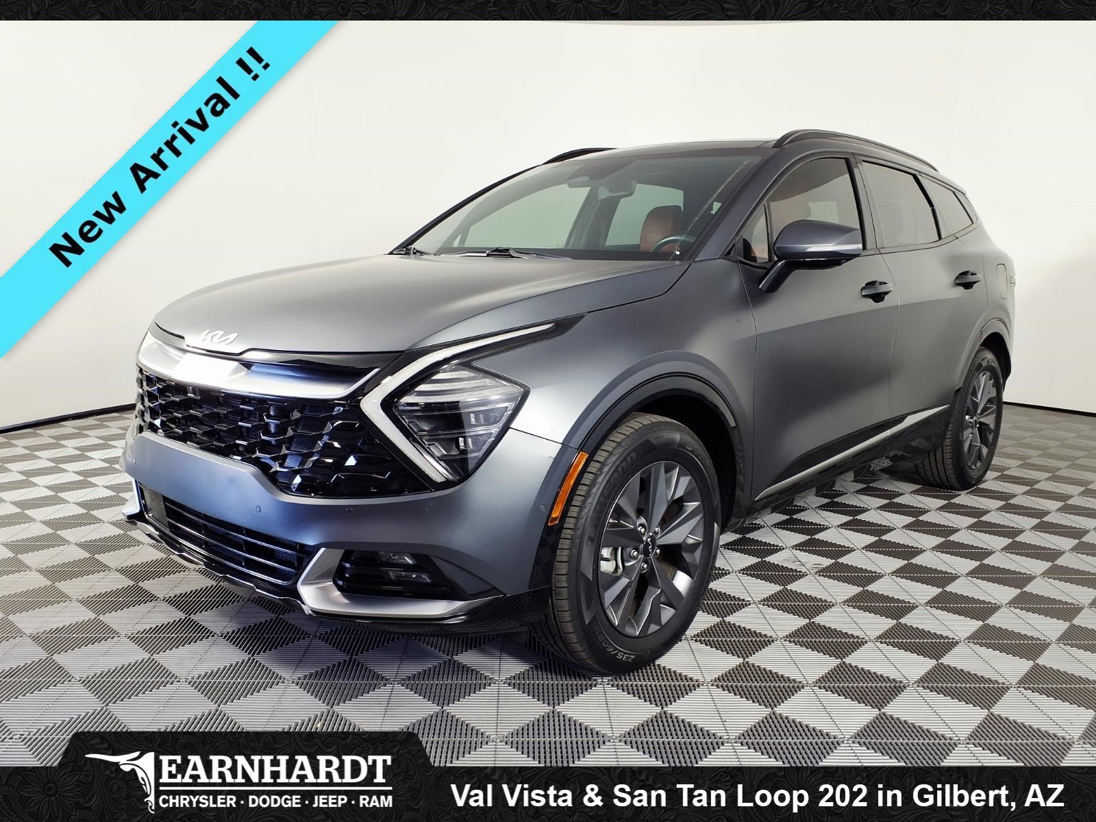 Used 2023 Shadow Matte Gray Kia SX-Prestige image 1