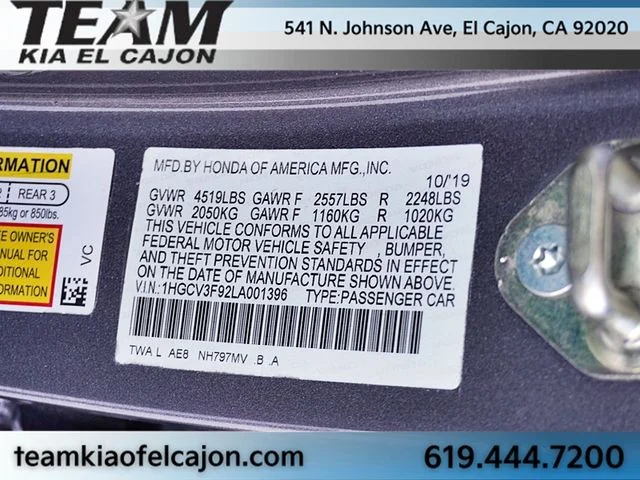 Used 2020 Gray Honda Touring image 33