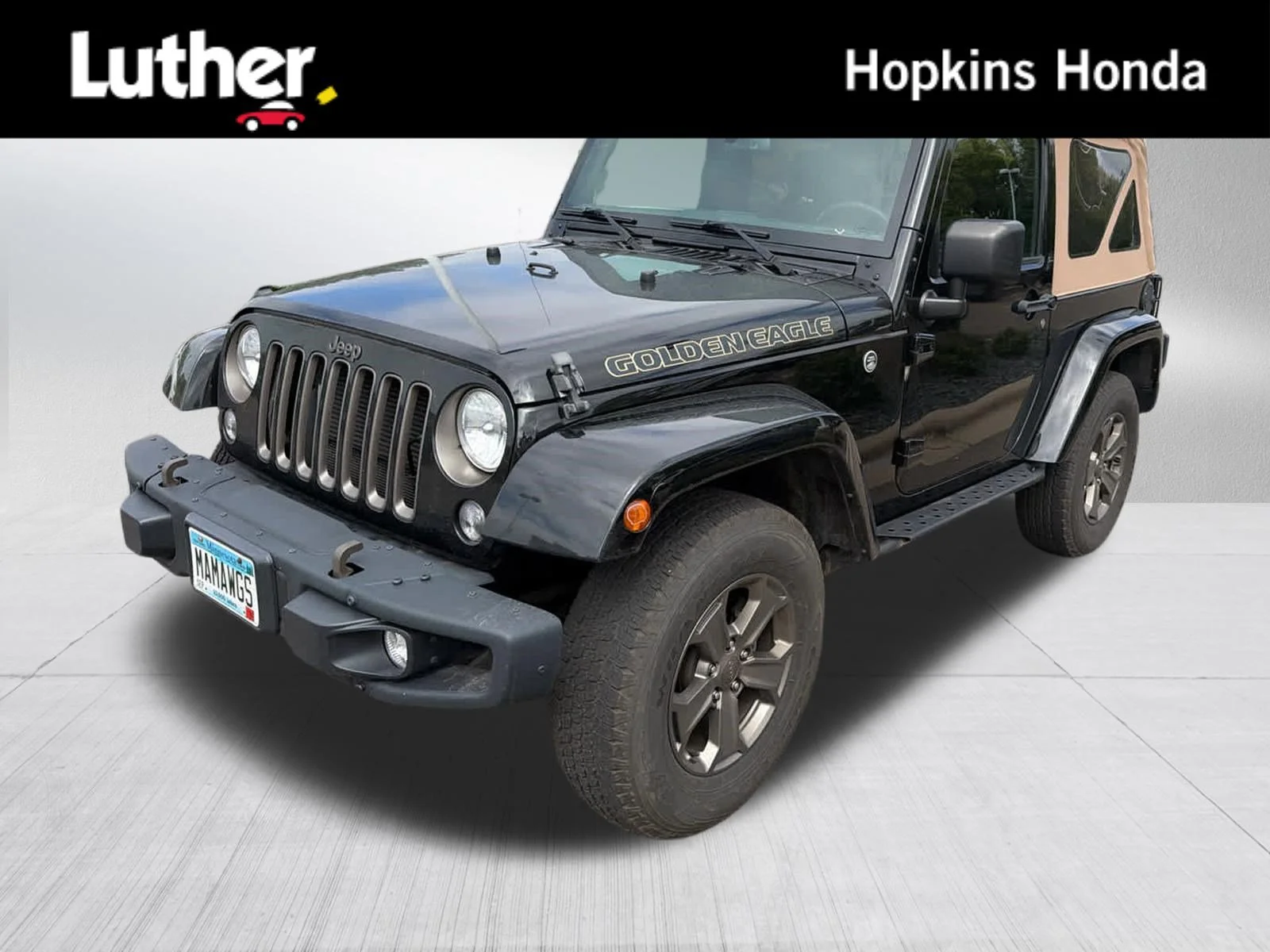Used 2018 Black Clearcoat Jeep Golden Eagle image 1
