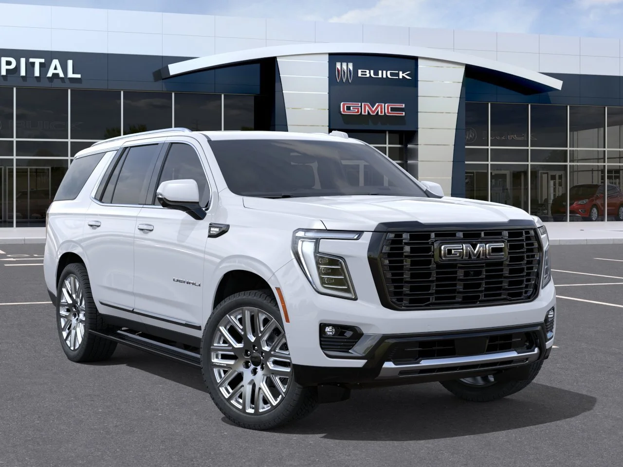 New 2026 GLACIER WHITE TRICOAT GMC Denali Ultimate image 7