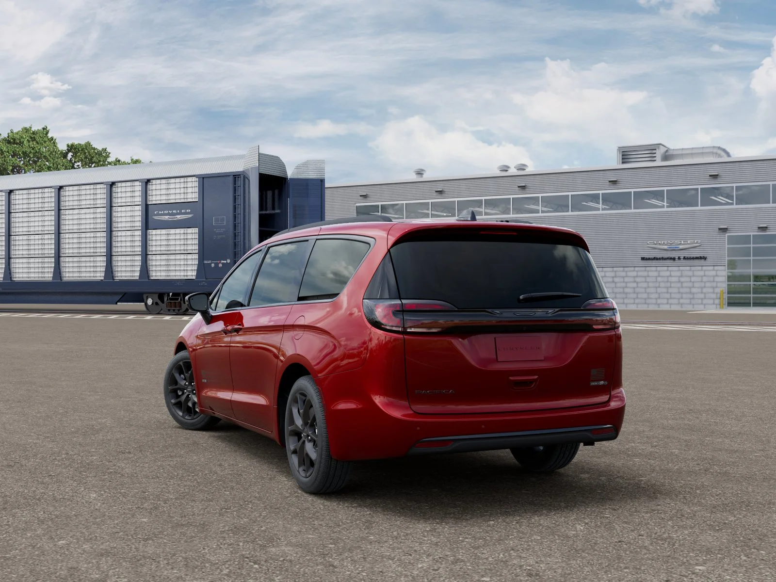 New 2027 Red Hot Pearl-Coat Exterior Paint Chrysler Select image 3