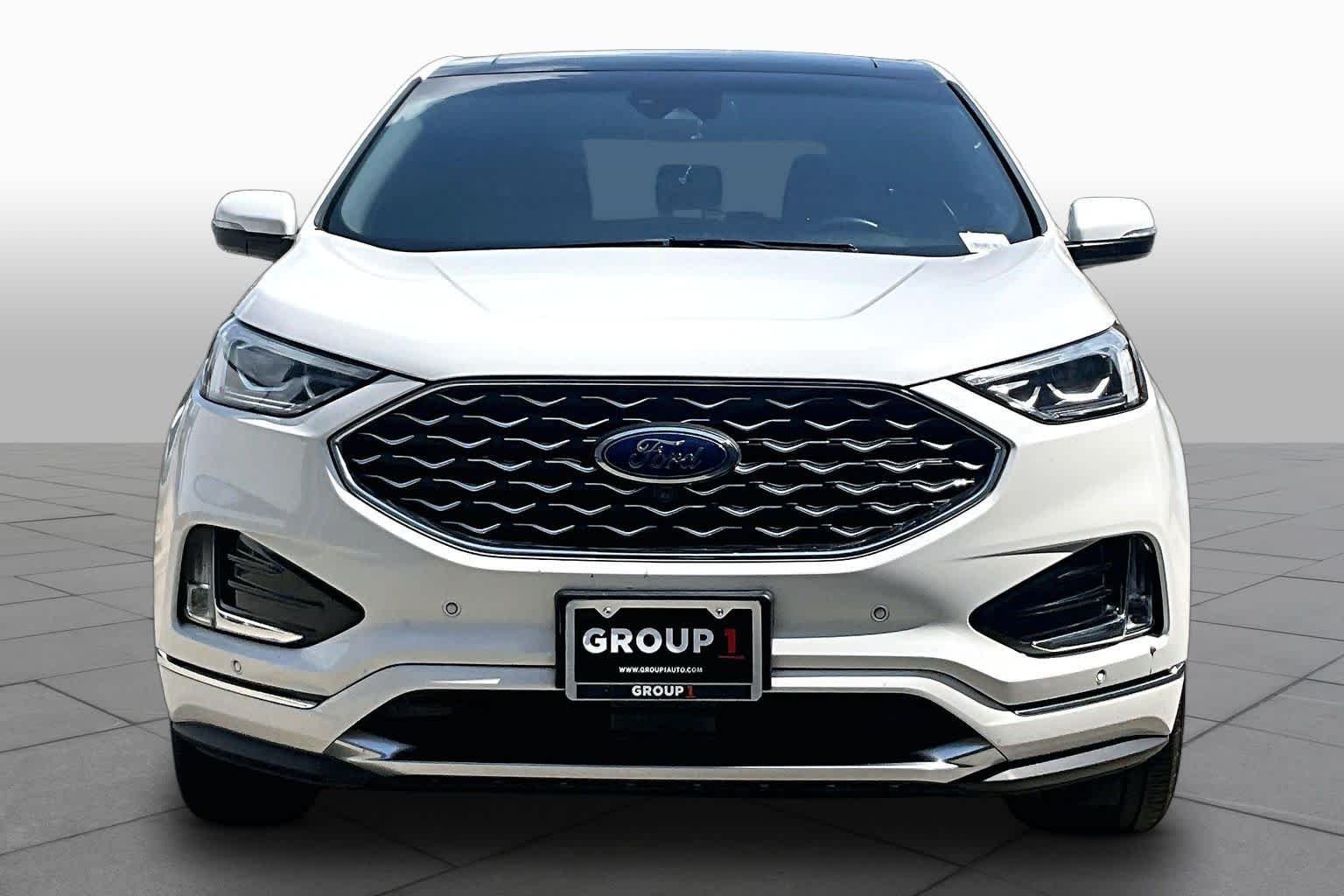 Used 2020 Star White Metallic Tri-Coat Ford Titanium image 4