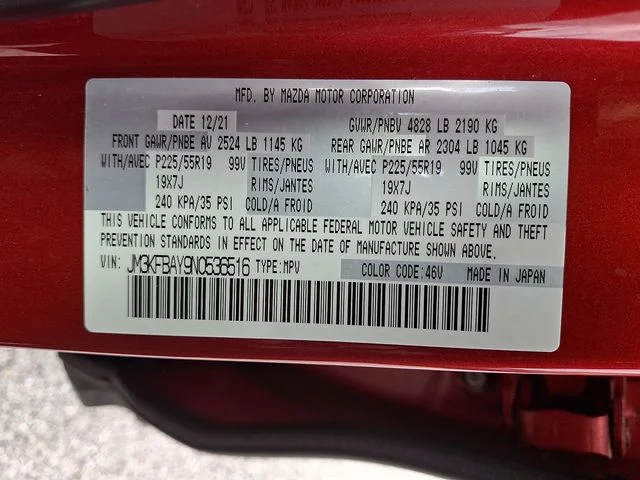 Certified Used 2022 Red Mazda 2.5 Turbo image 28