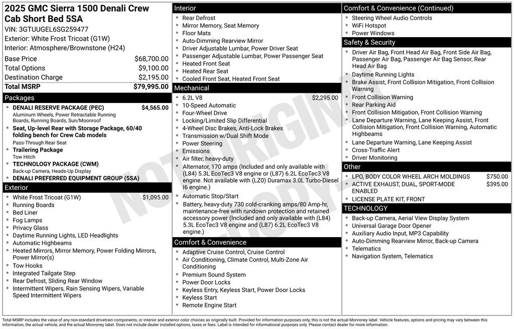 Certified Used 2025 White GMC Denali image 32