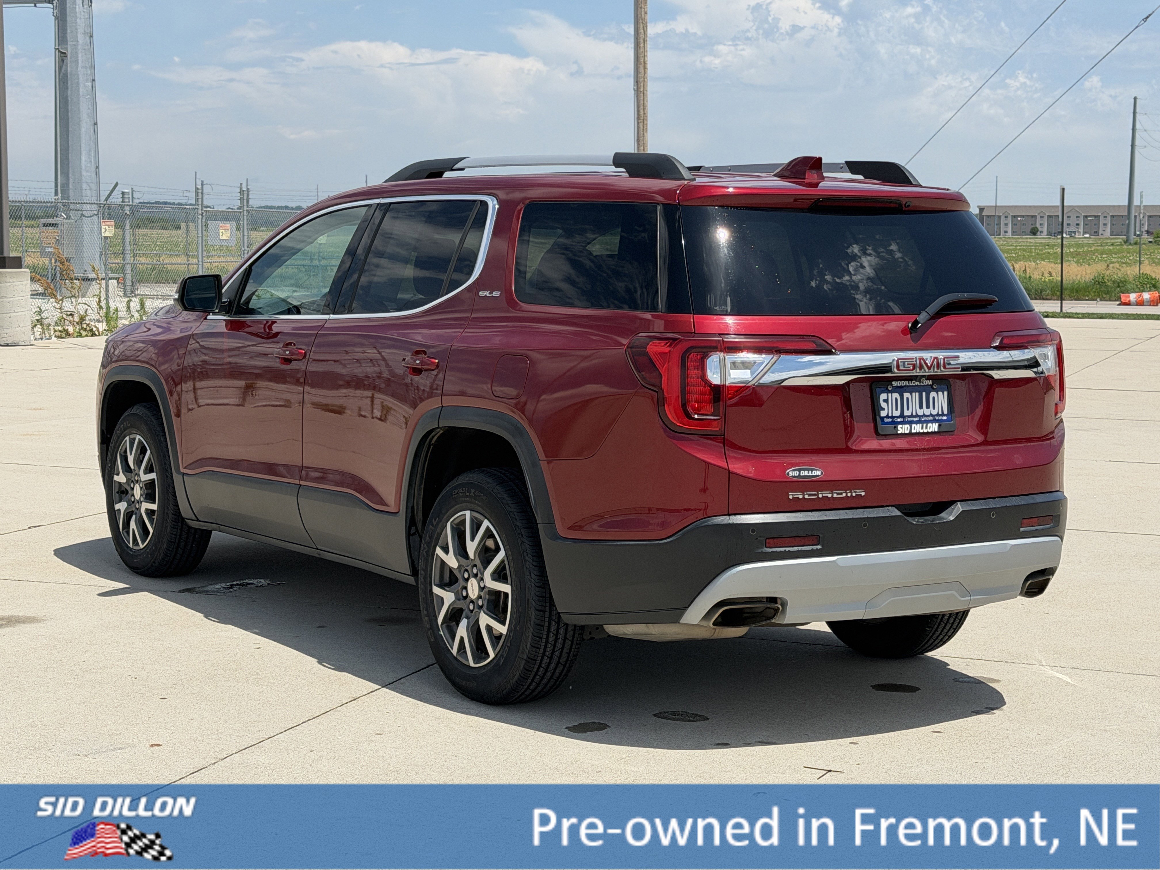 Used 2020 Red Quartz Tintcoat GMC SLE image 7