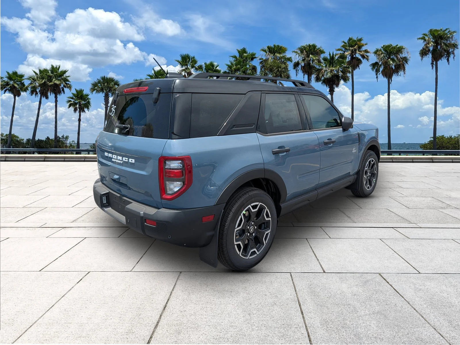 New 2026 Azure Gray Metallic Tri-Coat Ford Outer Banks® image 7