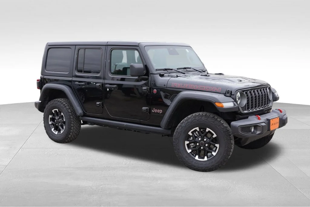 Certified Used 2025 Black Jeep Rubicon image 2