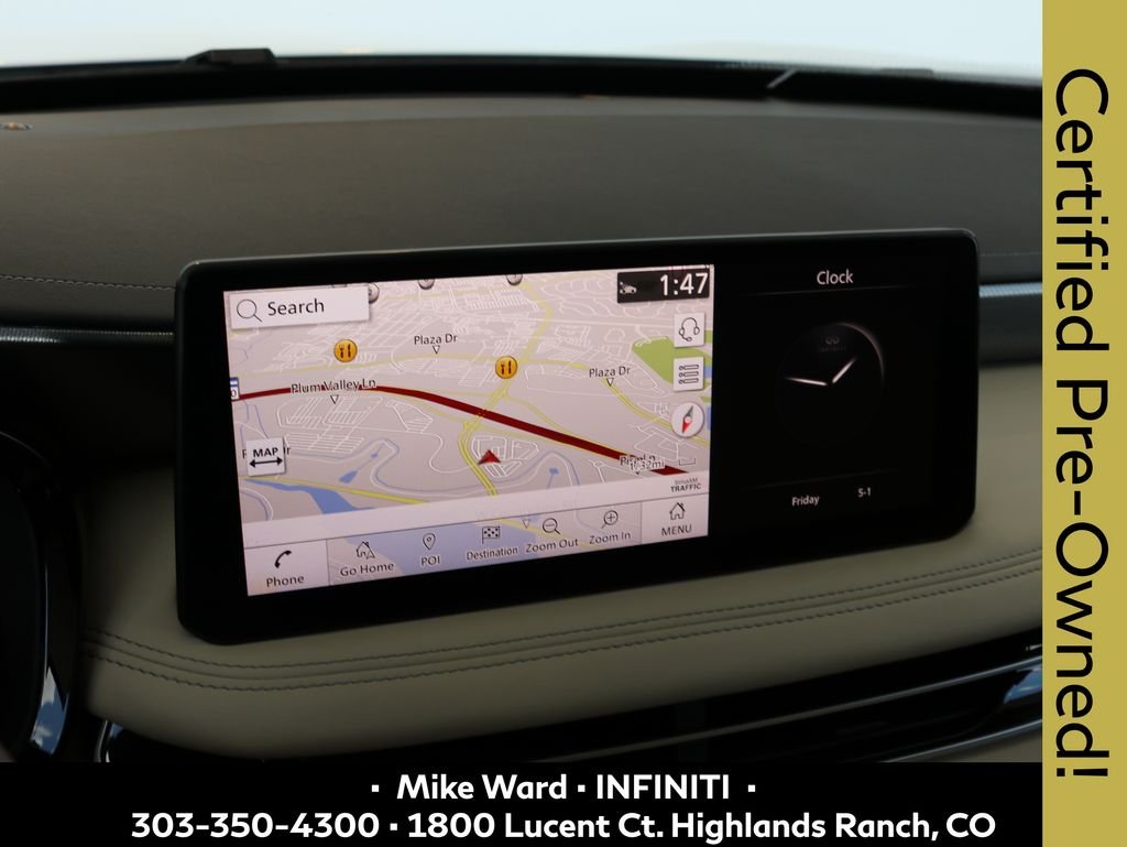 Certified Used 2023 White INFINITI LUXE image 8
