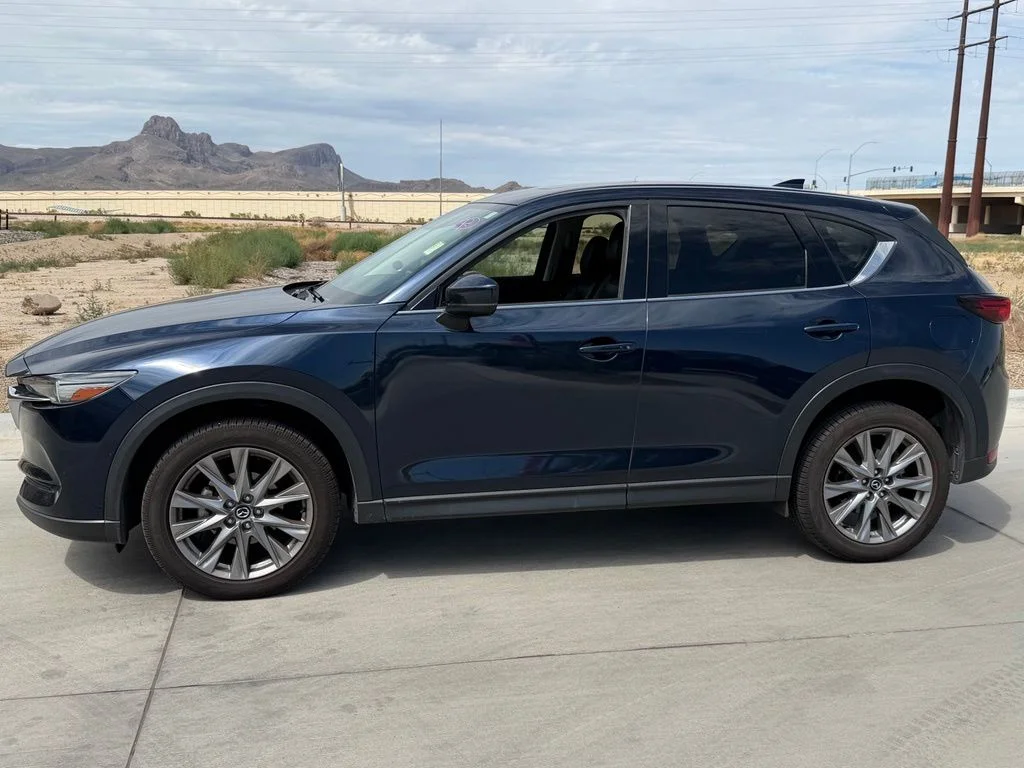 Certified Used 2021 Blue Mazda Grand Touring image 5