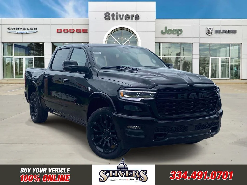 New 2026 Diamond Black Crystal Pearlcoat RAM Limited image 1