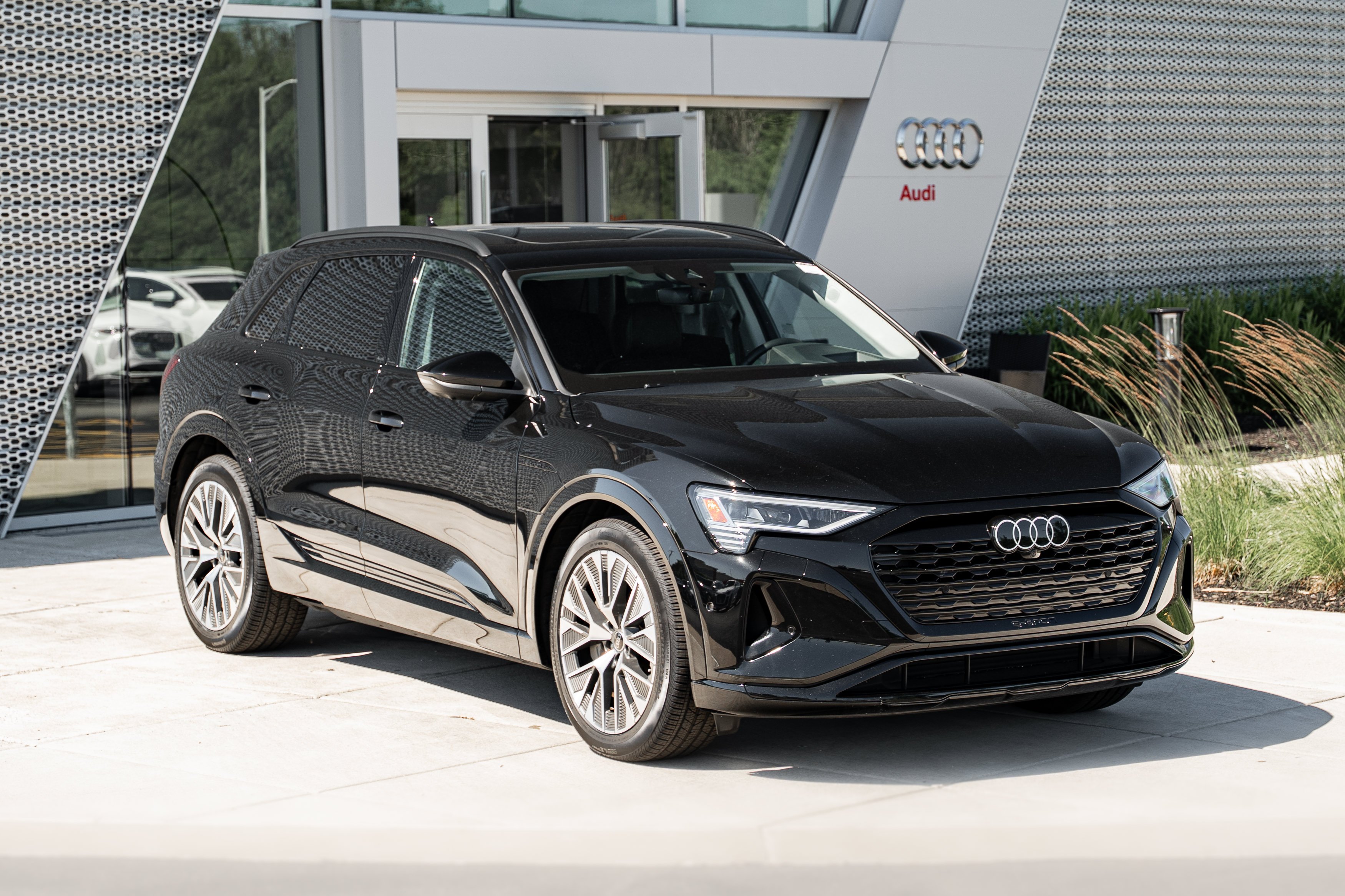 Certified 2024 Audi Q8 e-tron Prestige with VIN WA16ABGE2RB006351 for sale in St. Charles, IL