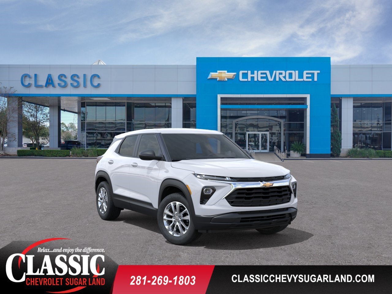2026 Chevrolet Trailblazer LS White at Classic Elite Chevrolet Sugar Land