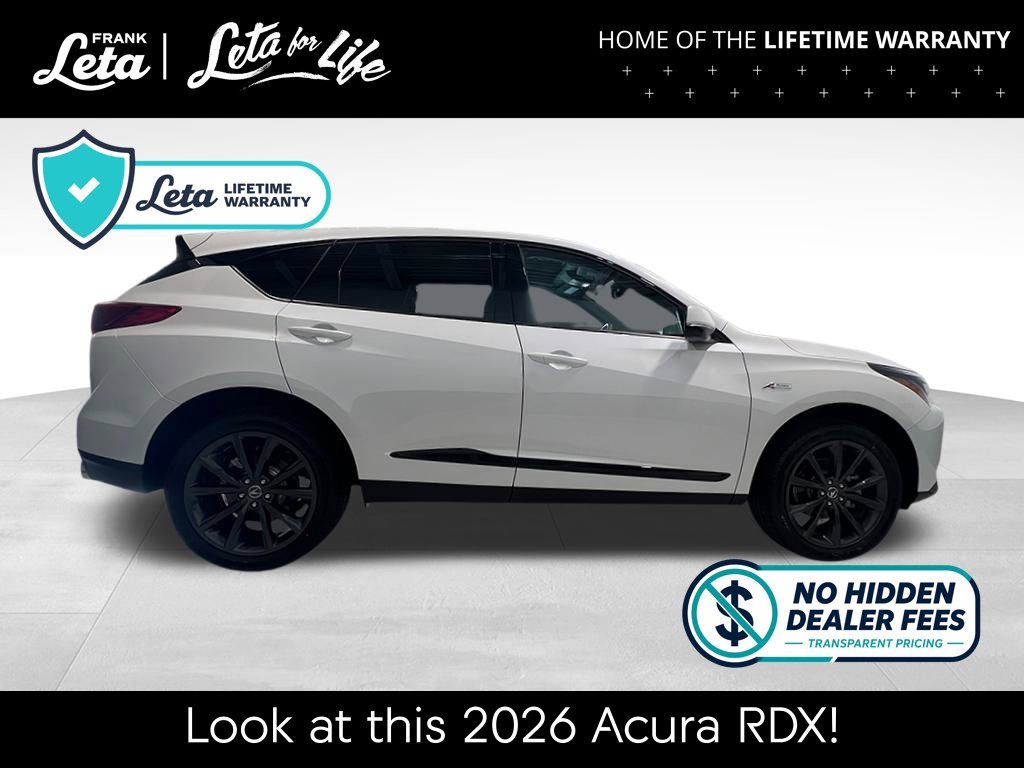 New 2026 Platinum White Pearl Acura w/A-Spec Package image 10