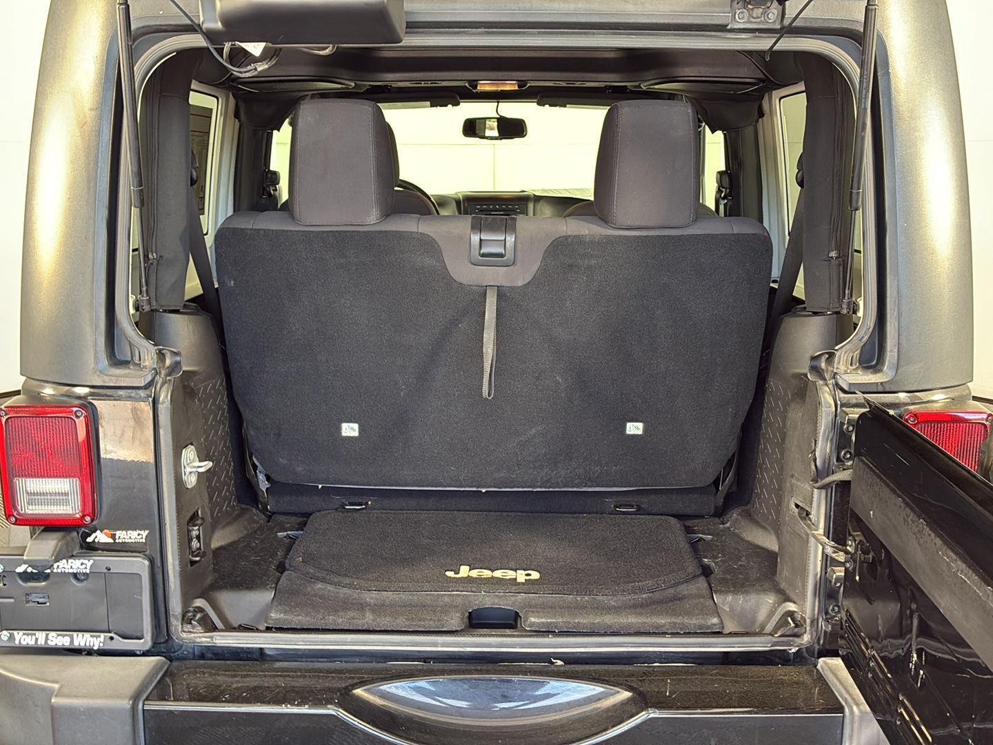 Used 2015 Black Clearcoat Jeep Willys Wheeler image 8