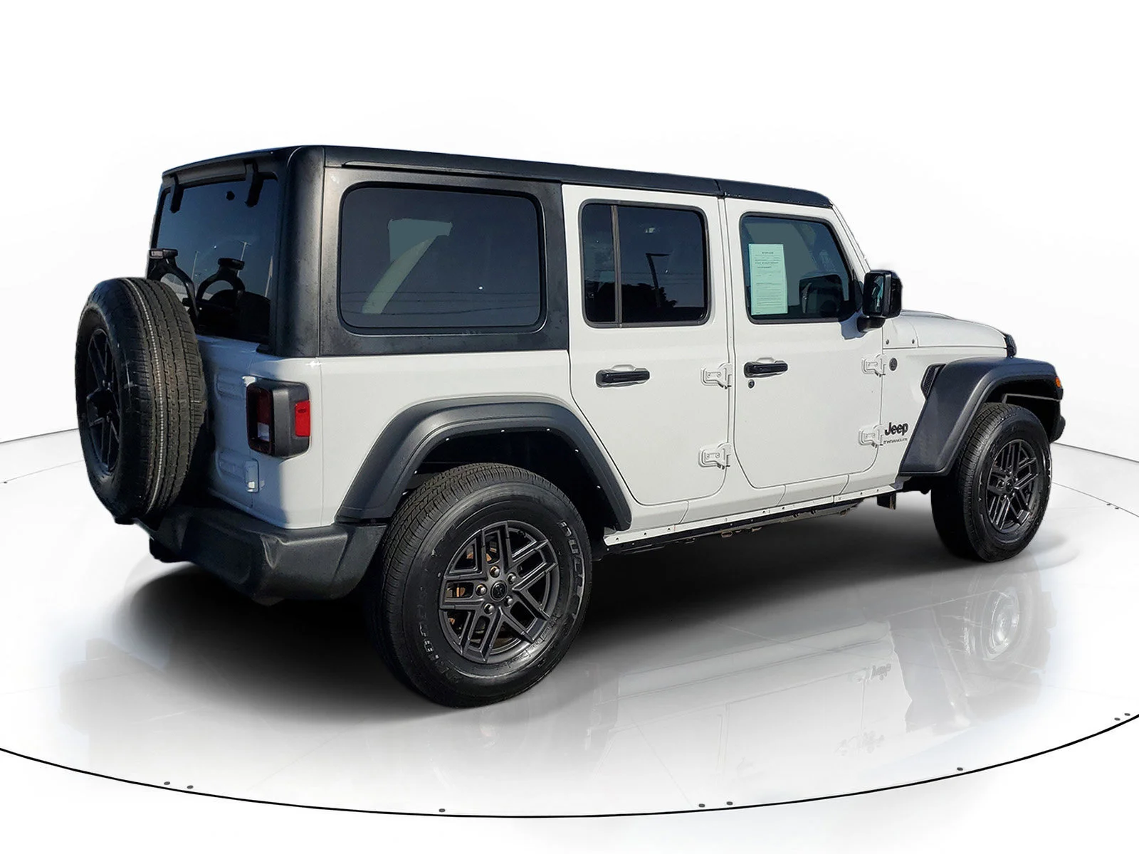 Used 2024 White Jeep Sport S image 3