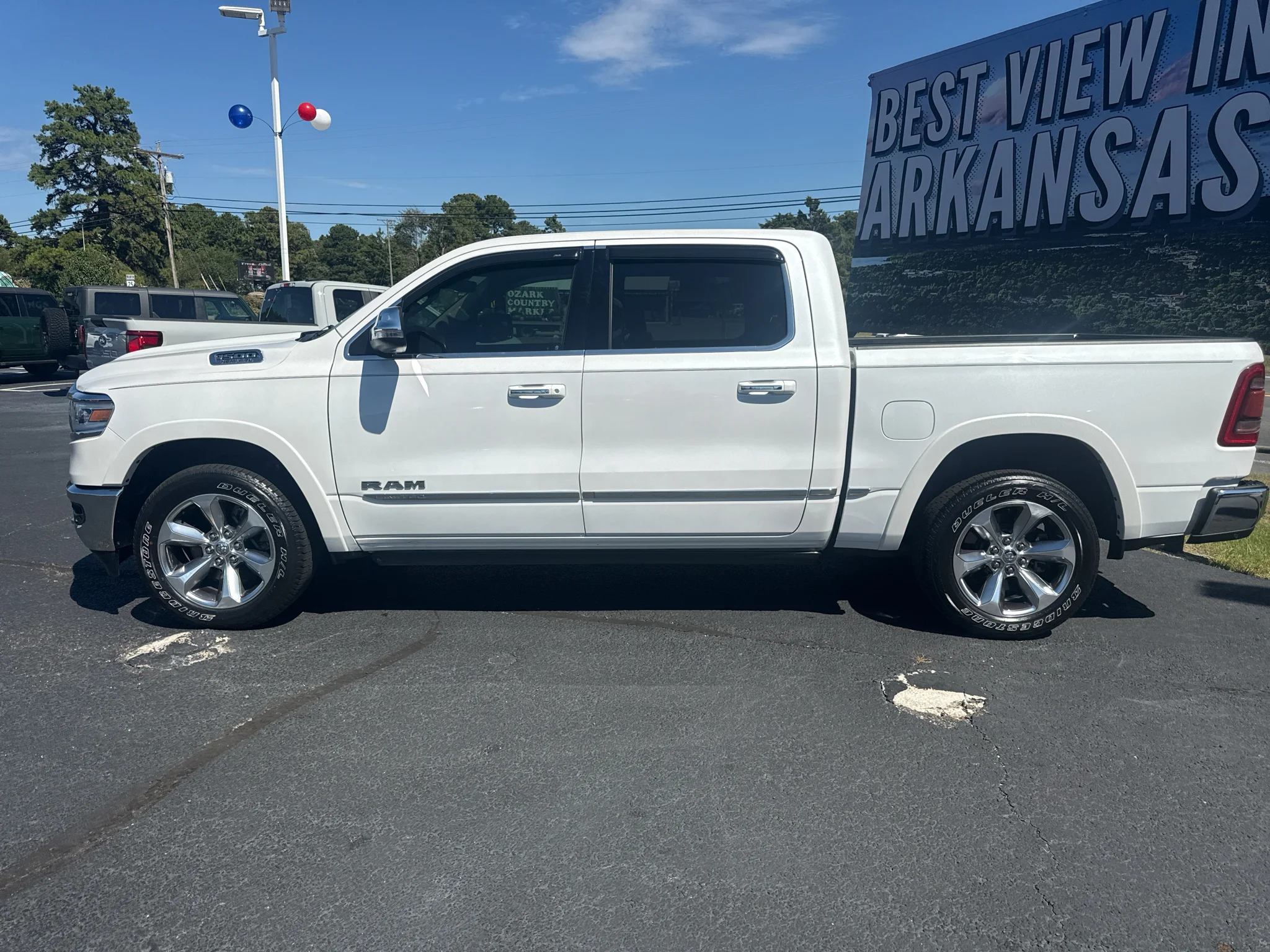 Used 2019 Ivory White Tri-Coat Pearlcoat Ram Limited image 7