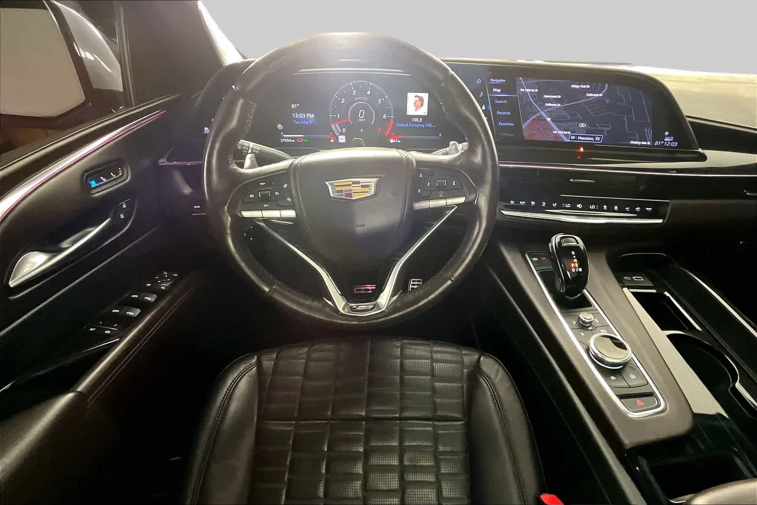 Used 2024 Crystal White Tricoat Cadillac AWD V-Series image 6