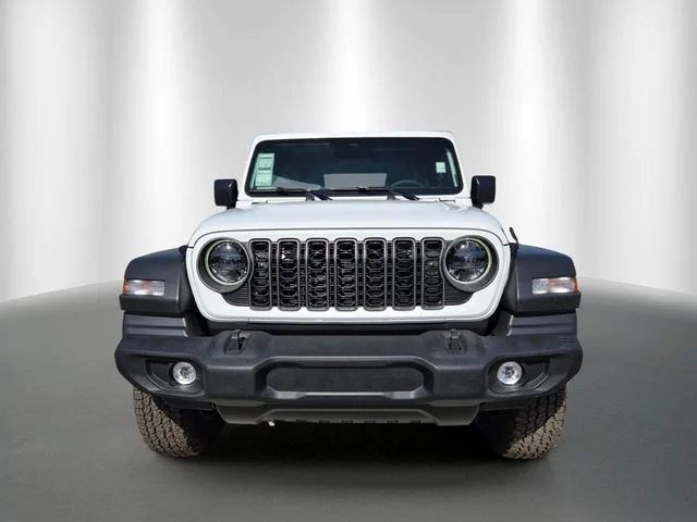 New 2026 Bright White Clear-Coat Exterior Paint Jeep Sport S image 2