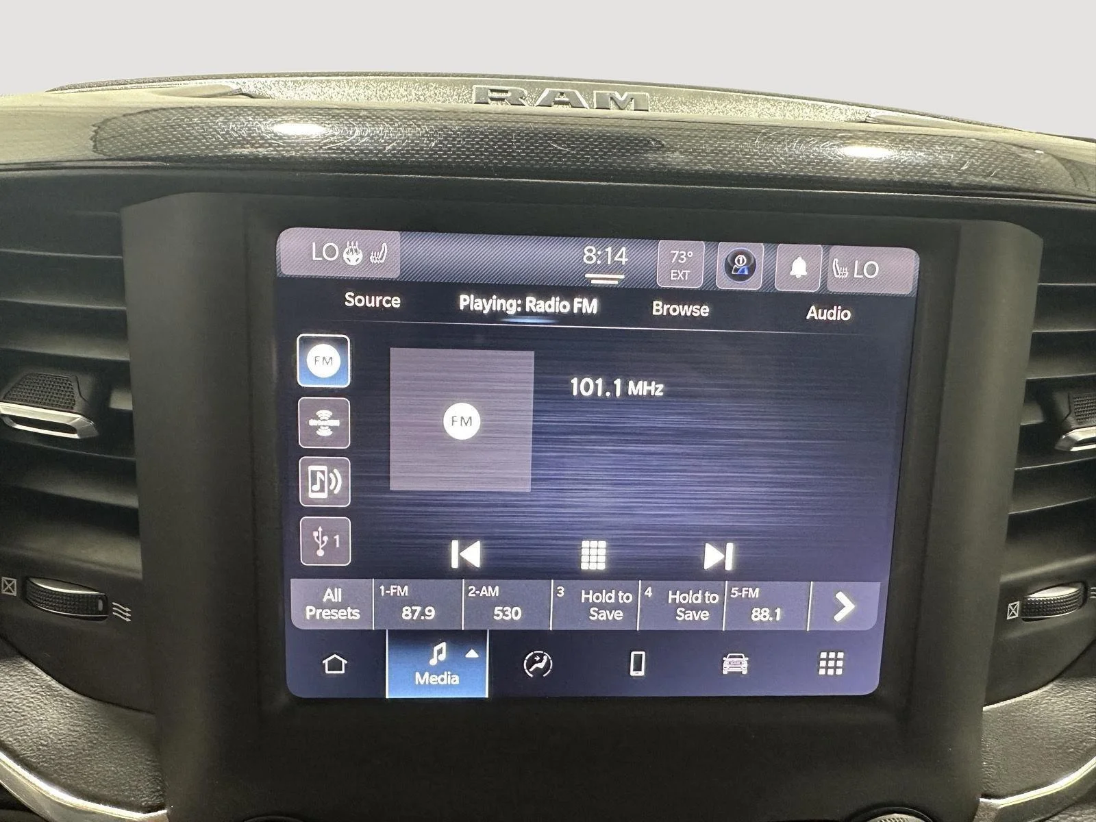 Used 2022 Bright White Clearcoat Ram Laramie image 11