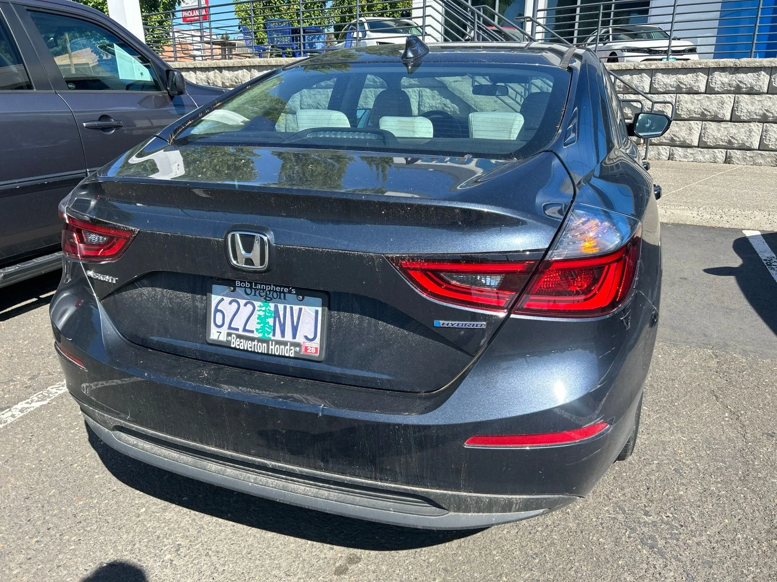 Used 2022 Cosmic Blue Metallic Honda EX image 3