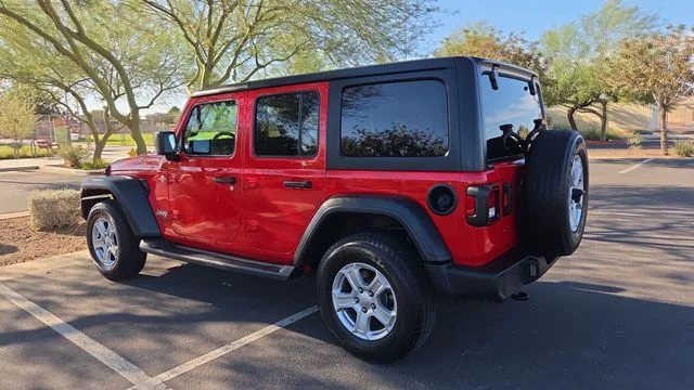 Used 2020 Red Jeep Unlimited Sport S image 6