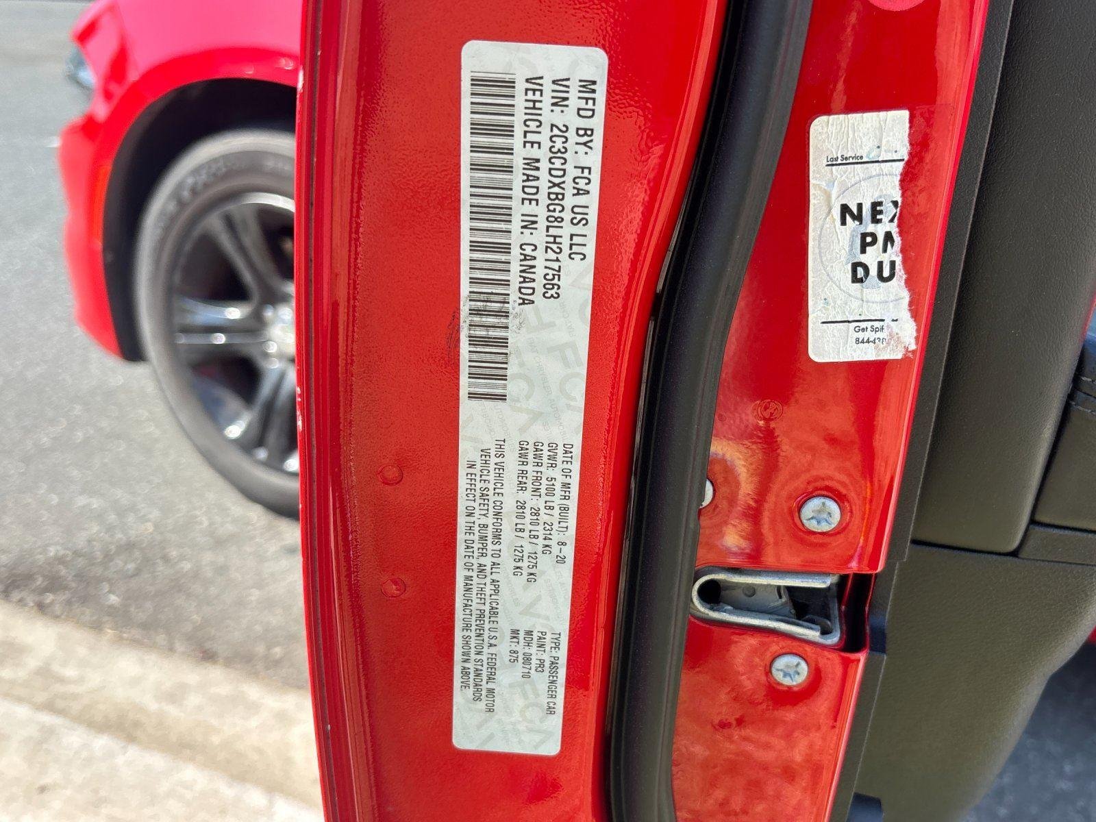 Used 2020 Torred Clearcoat Dodge SXT image 12