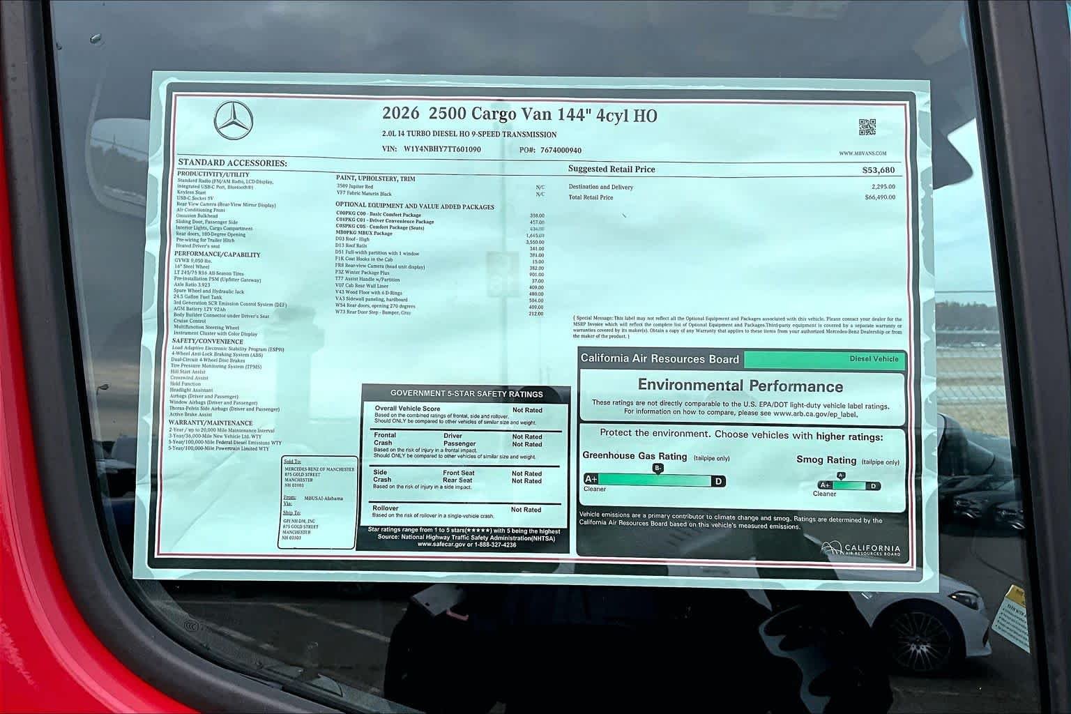 2026 Mercedes-Benz Sprinter Cargo Van Base - Photo 19