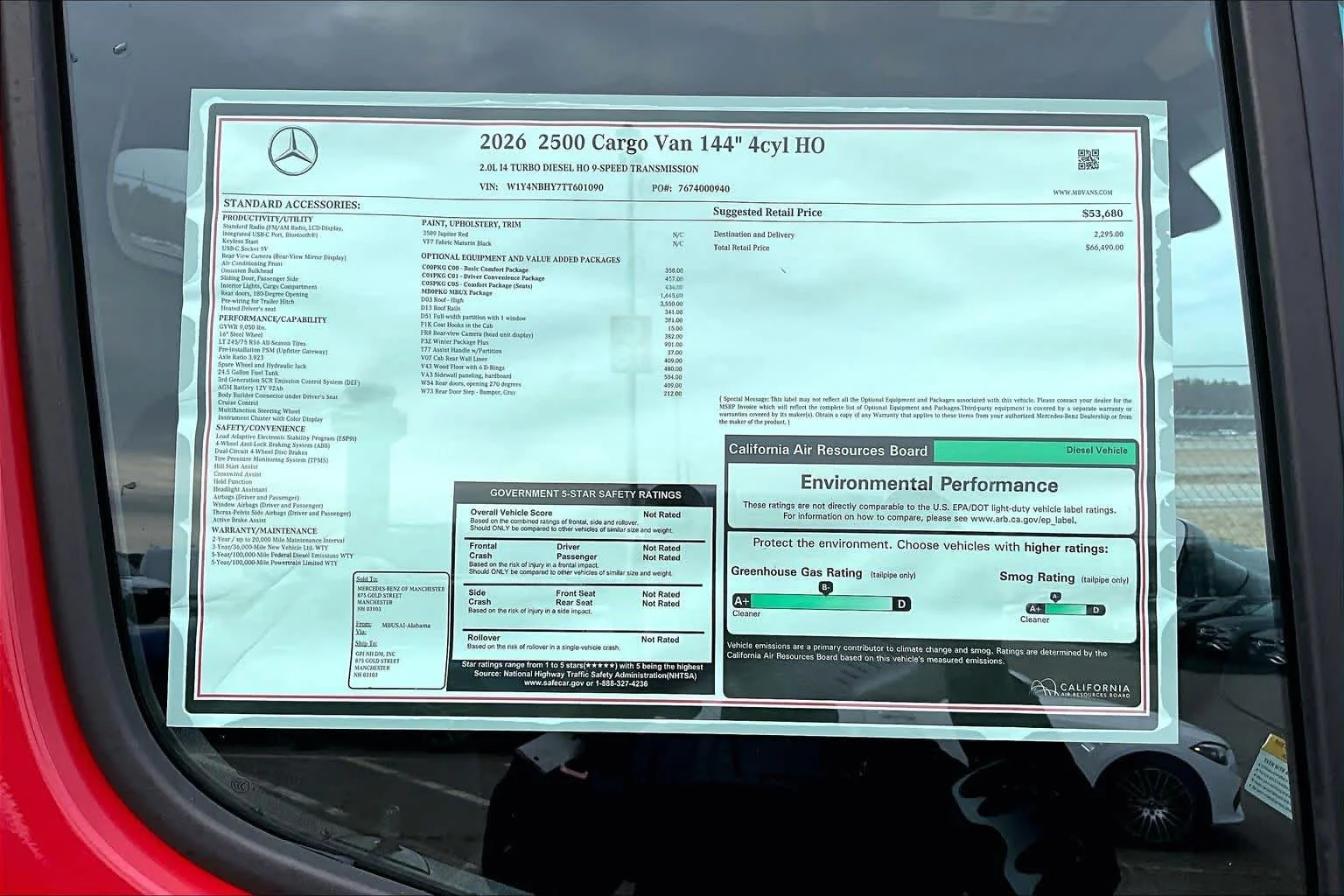 2026 Mercedes-Benz Sprinter Cargo Van Base - Photo 19