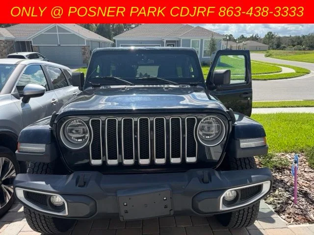 Used 2022 Black Jeep Unlimited Sahara image 3