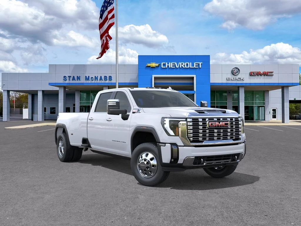 New 2026 Glacier White Tricoat GMC Denali DRW image 1