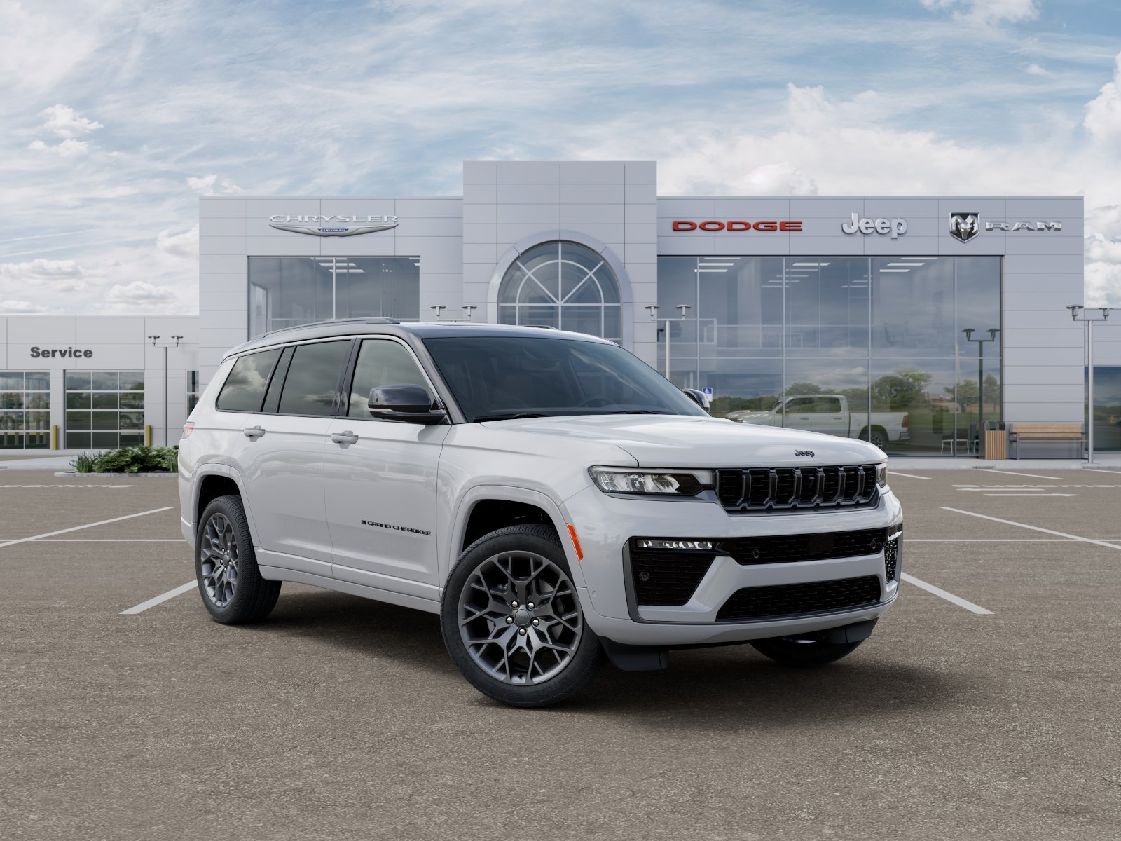 New 2026 Bright White Clear-Coat Exterior Paint Jeep Summit image 31