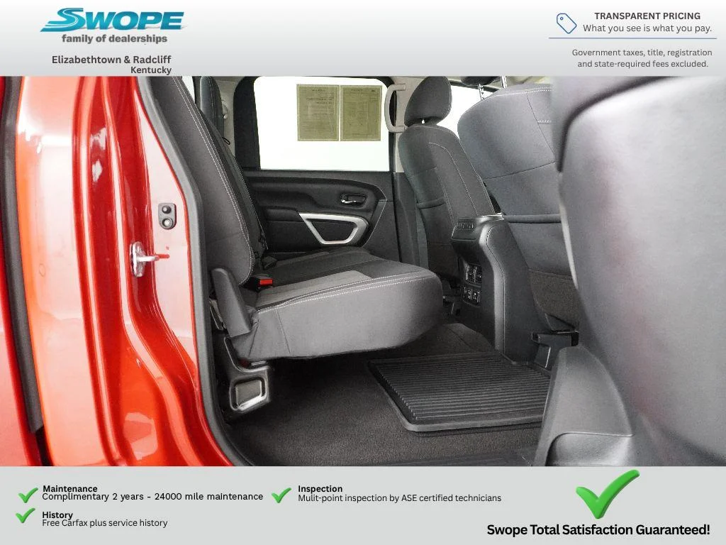 Used 2021 Red Alert Nissan SV image 13