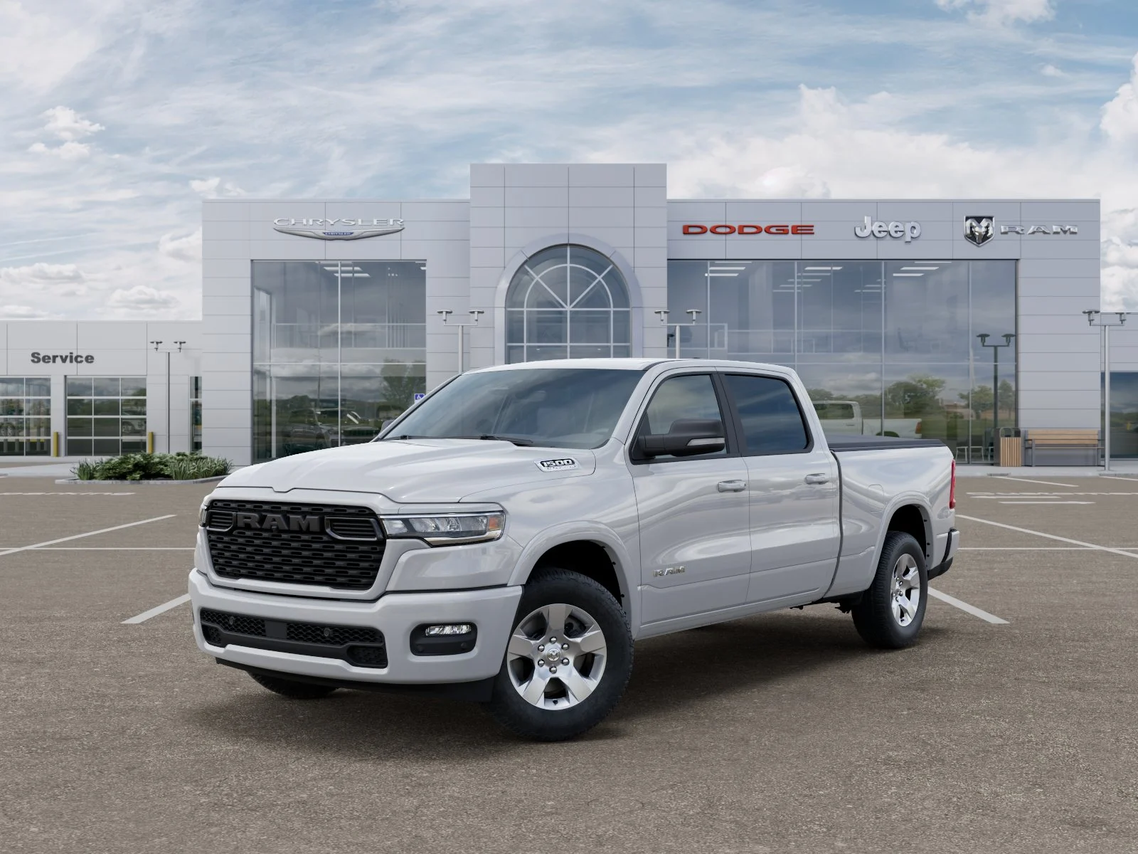 New 2026 Bright White Clear-Coat Exterior Paint RAM Big Horn/Lone Star image 27