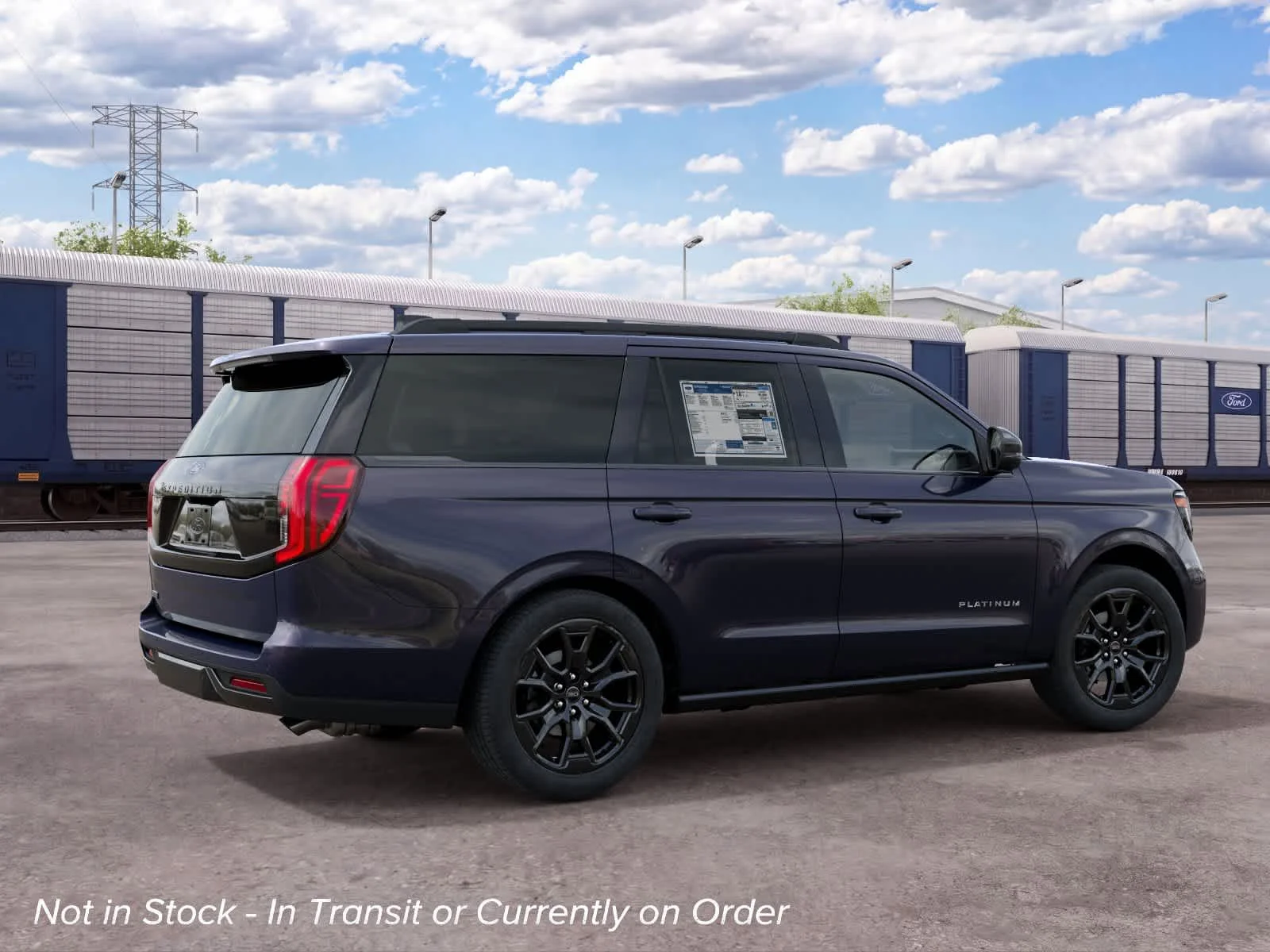 New 2027 Blue Ember Metallic Ford Platinum image 6