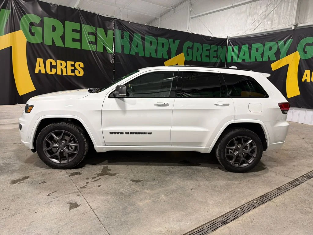 Used 2021 Bright White Clearcoat Jeep 80th Anniversary image 3