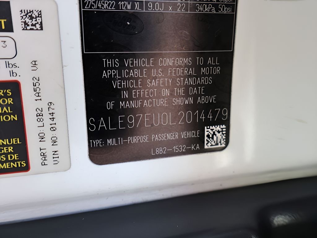 Used 2020 Fuji White Land Rover HSE image 39
