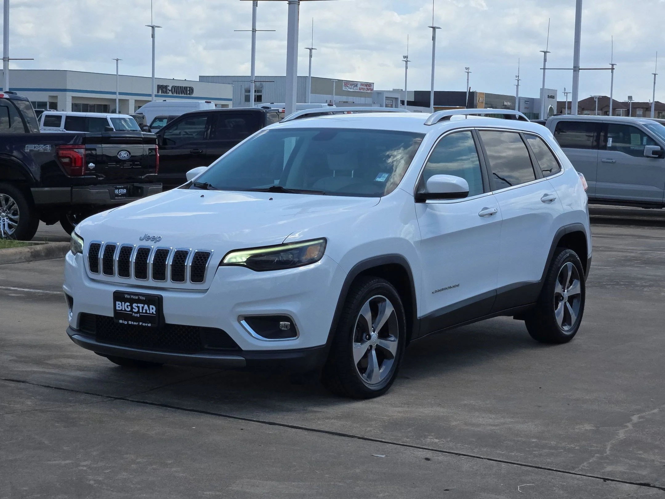 Certified Used 2020 Bright White Clearcoat Jeep Limited image 7