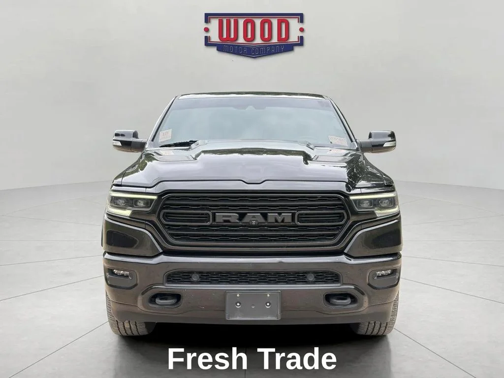 Used 2021 Diamond Black Crystal Pearlcoat Ram Limited image 2