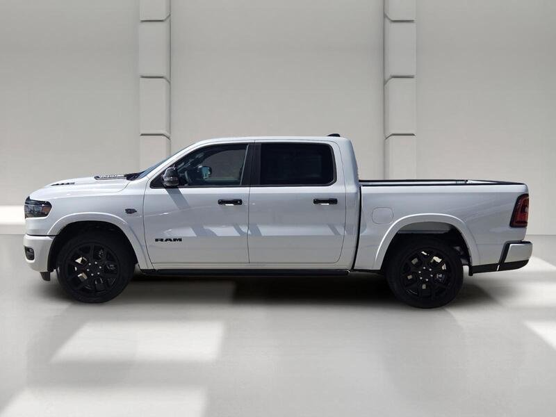 New 2027 Ivory White Tri-Coat Pearlcoat RAM LARAMIE 4X4 CREW CAB 5