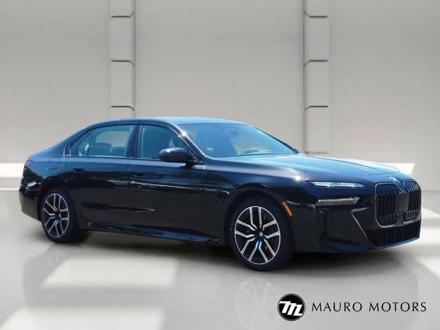 New 2026 Black BMW 740i xDrive image 1