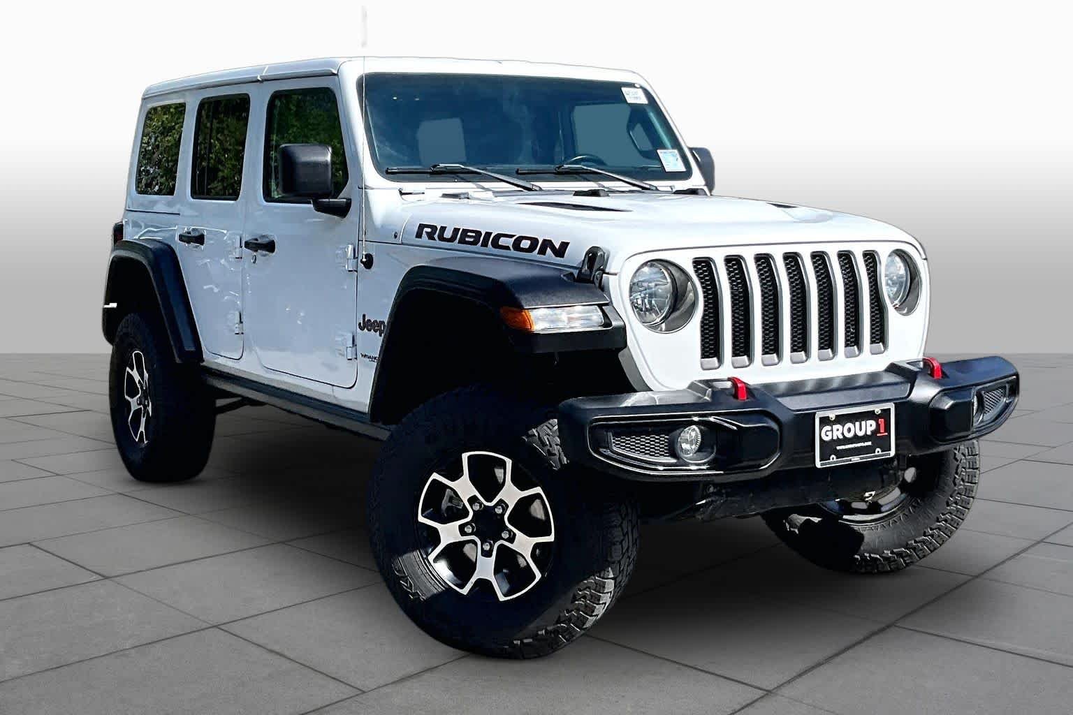 Used 2022 Bright White Clearcoat Jeep Unlimited Rubicon image 5