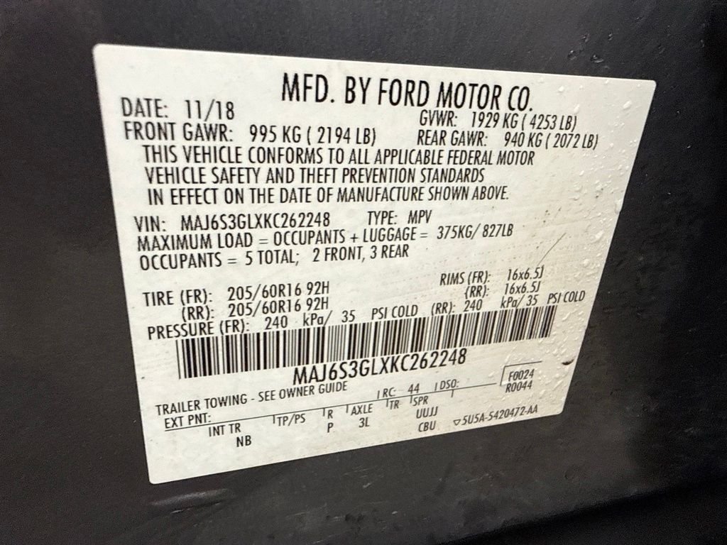 Used 2019 Gray Ford SE image 10