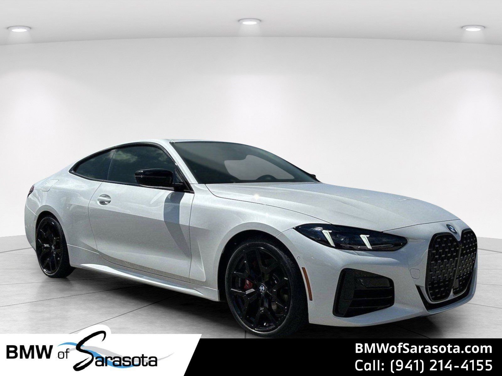 Mineral White Metallic 2026 BMW 4 Series 430i Coupe RWD Coupe Rear-Wheel Drive