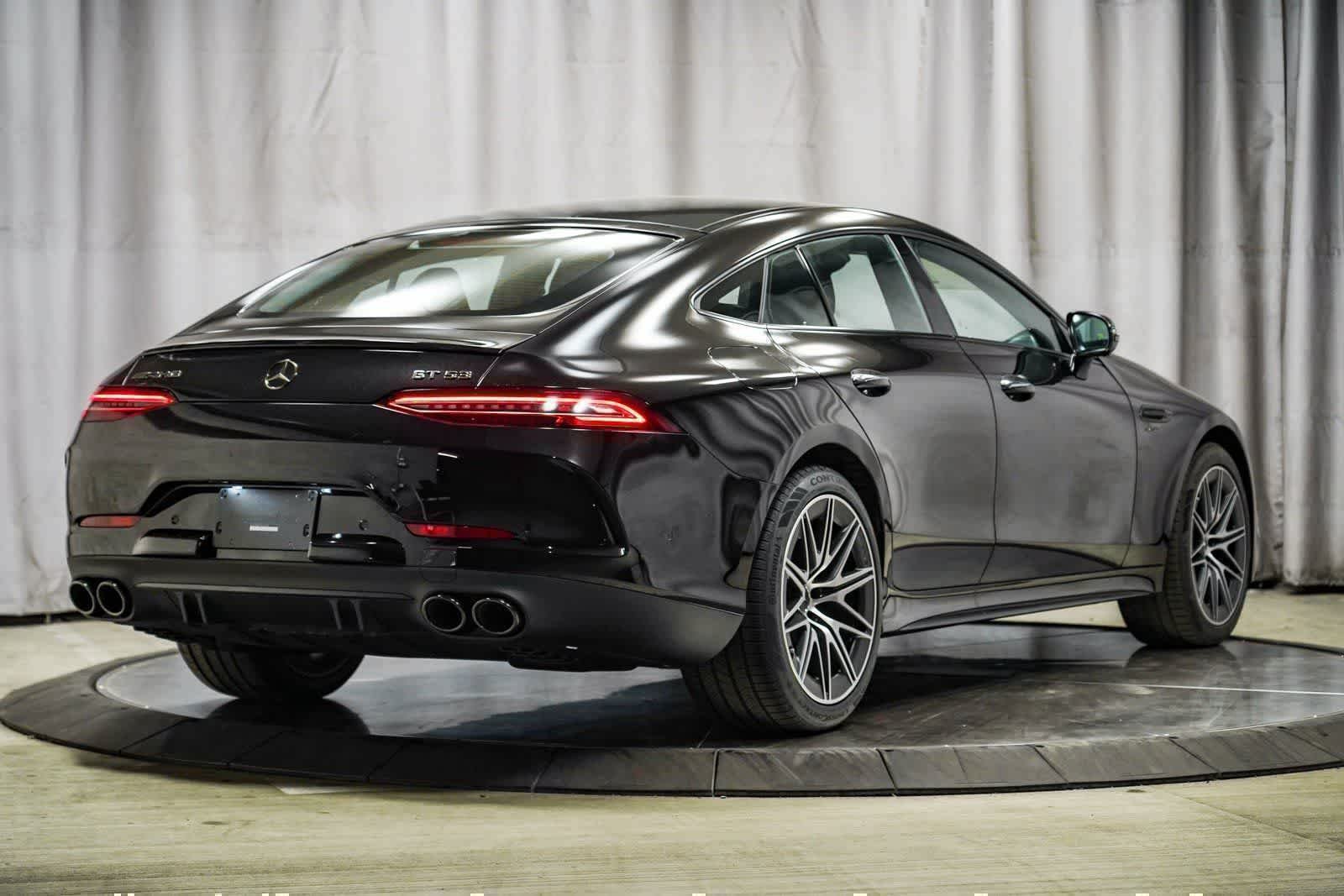 New 2026 Obsidian Black Metallic Mercedes-Benz AMG® GT 53 4-Door Coupe image 4