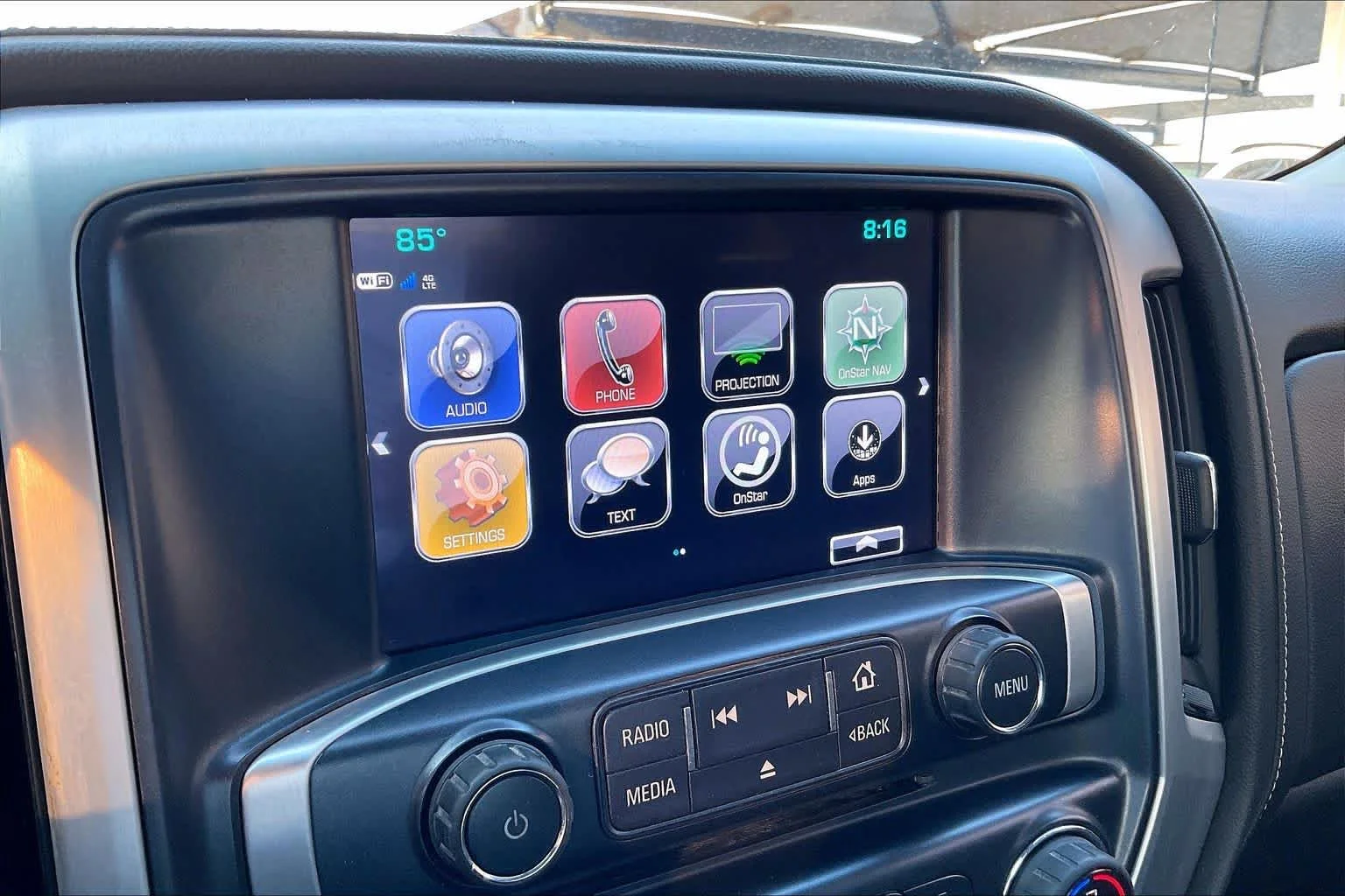 Used 2019 Stone Blue Metallic GMC SLE image 31