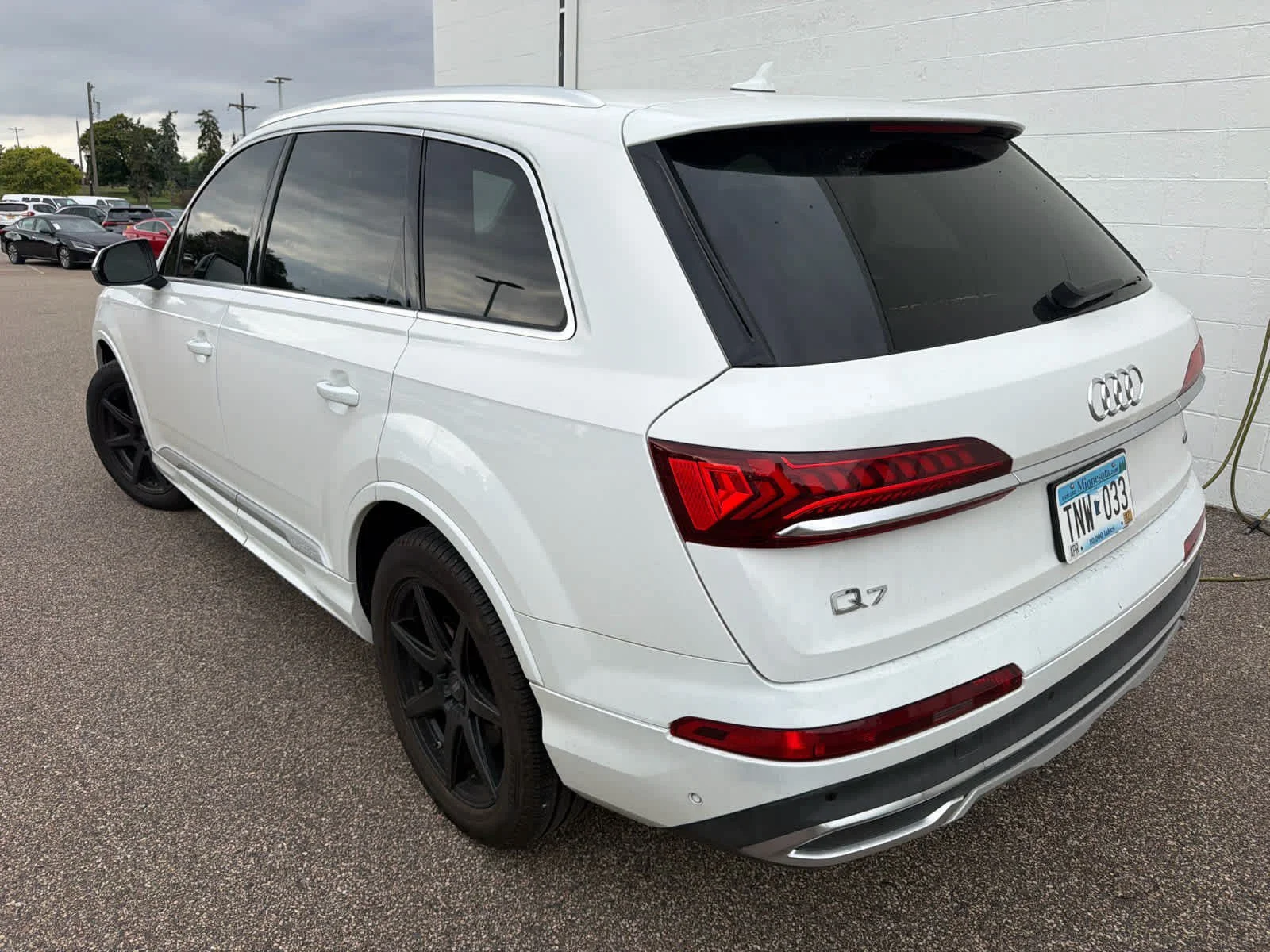 Used 2022 Glacier White Metallic Audi Premium Plus image 2