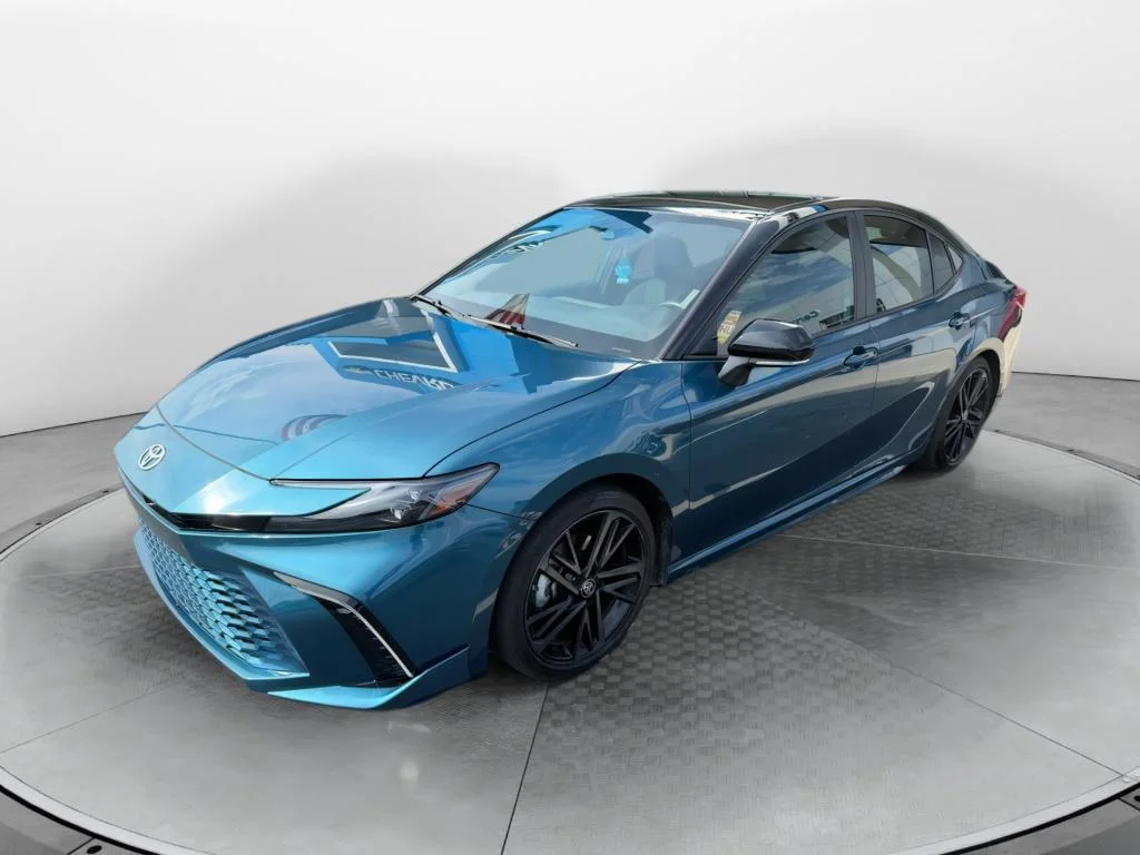 Used 2025 Blue Toyota XSE image 1